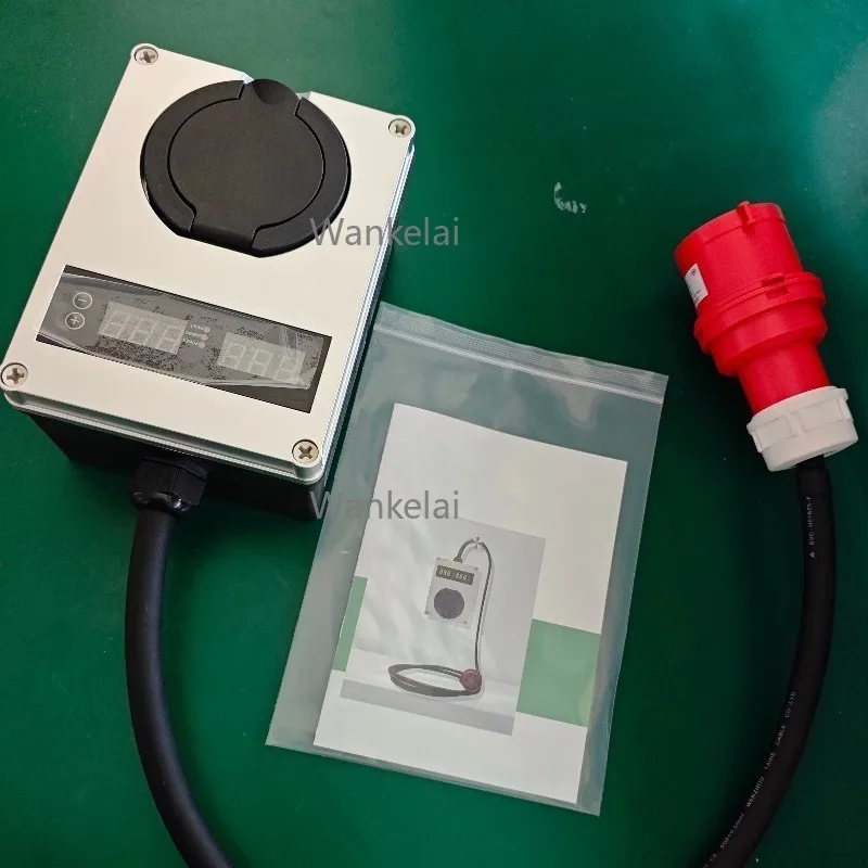 Customizable Mini 16A 32A  App Electric Car Charger Wallbox Home Portable CEE Plug Ac Ev Charger With Type 2 Socket Version