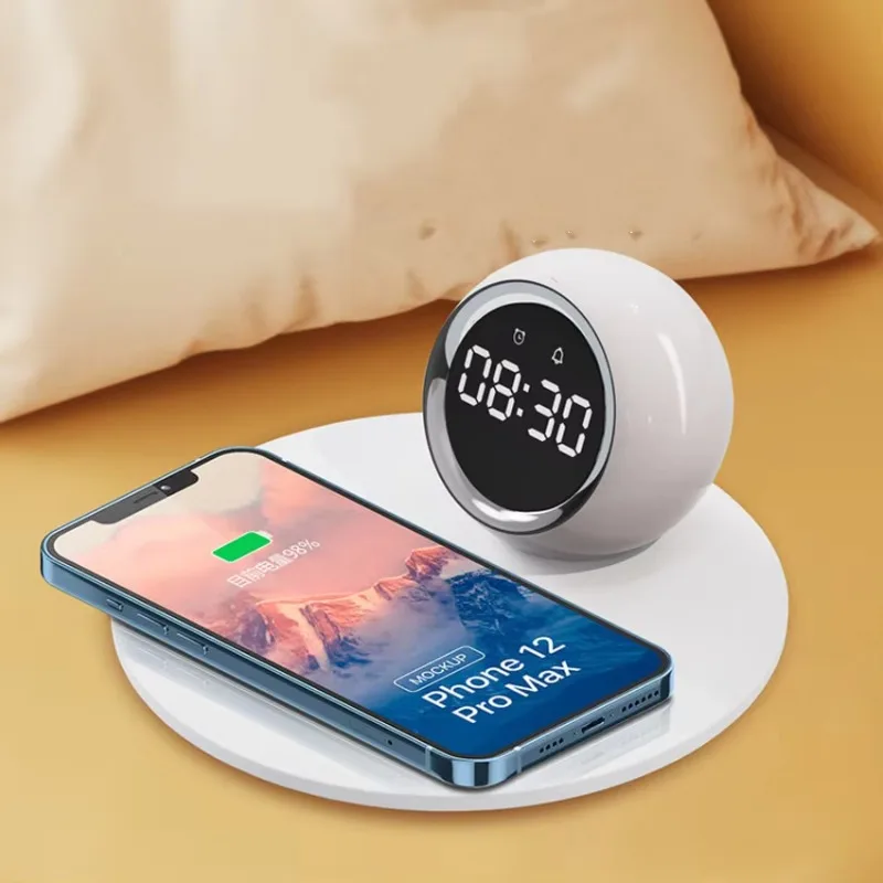 Z11 Pro Mini Wireless Charging Speaker 3-in-1 Audio Charger with Night Light LED for Mobile Phones for Home Use