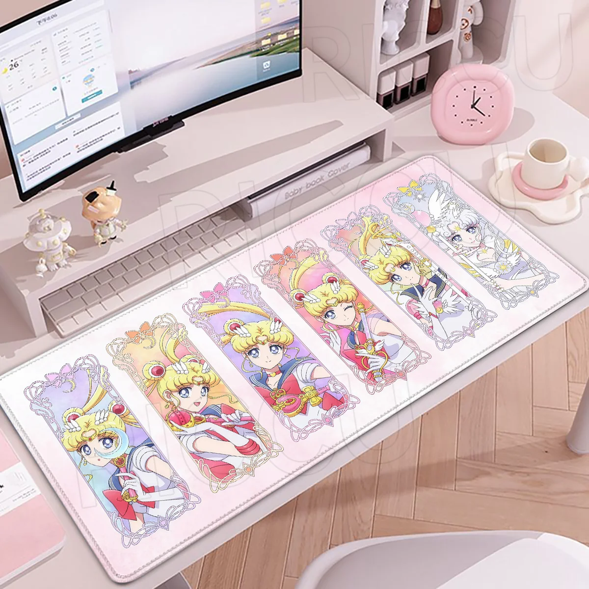 XXL HD Printing S-Sailor Moon Mouse Pad Rug Large Keyboard Mousepad Laptop Anime Laptop Kawaii Desk Mat Cartoon Extend Game Pads
