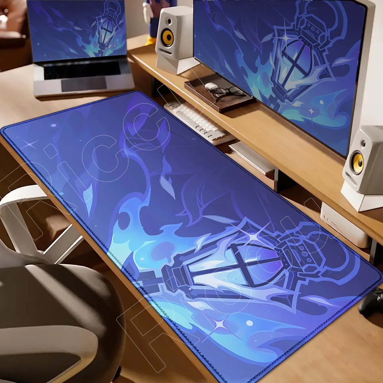 HD Printing Genshin Impact Nod-Krai Character Pattern Mousepad Flins Lauma Laptop Gaming Mouse Pad XXL 1000×500mm Anime Desk Mat