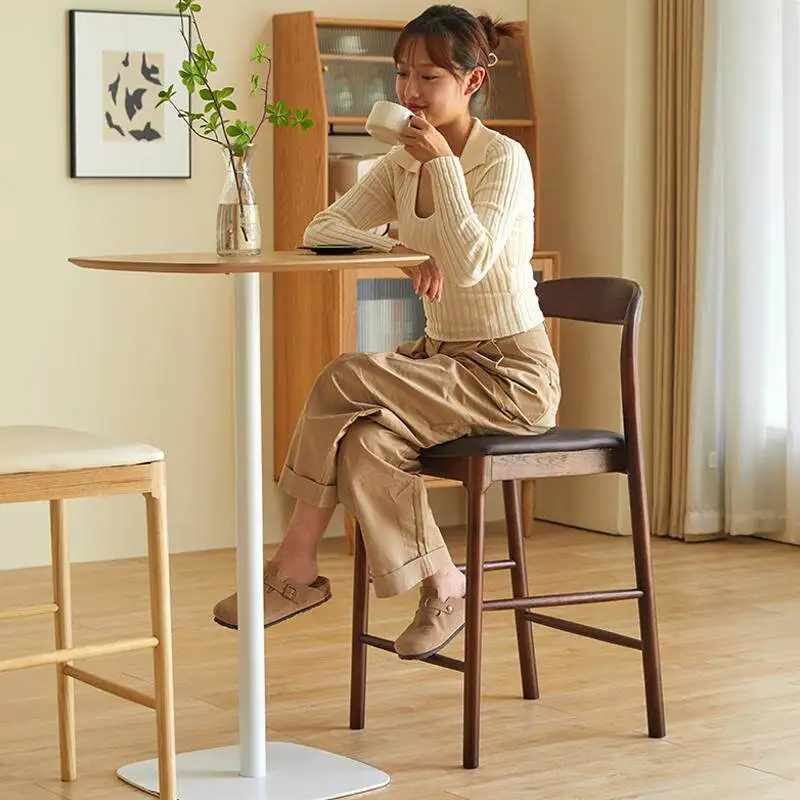 Comfortable Ergonomic Bar Stools Relaxing Bedroom Make Up Reception Desks Barstools Vanity Minimalist Chaise Trendy Furniture