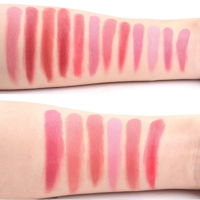 MISS ROSE Matte Velvet Lipstick Palette Set Long‑wearing Lip Makeup Non‑transfer Cup‑proof Smudge‑free Foggy Lip Cosmetics Kit