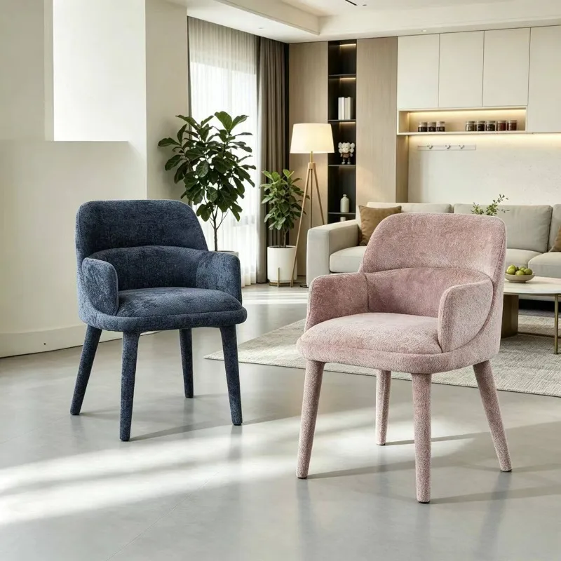 Lounge Designer Dining Chairs Modern Nordic Restaurant Kitchen Makeup Dining Chairs Ergonomic Designer Muebles Home Furniture