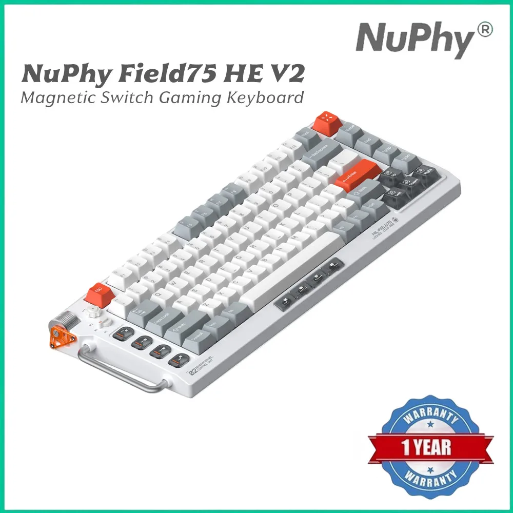 NuPhy® NuPhy Field75 HE V2 Magnetic Switch Gaming Keyboard