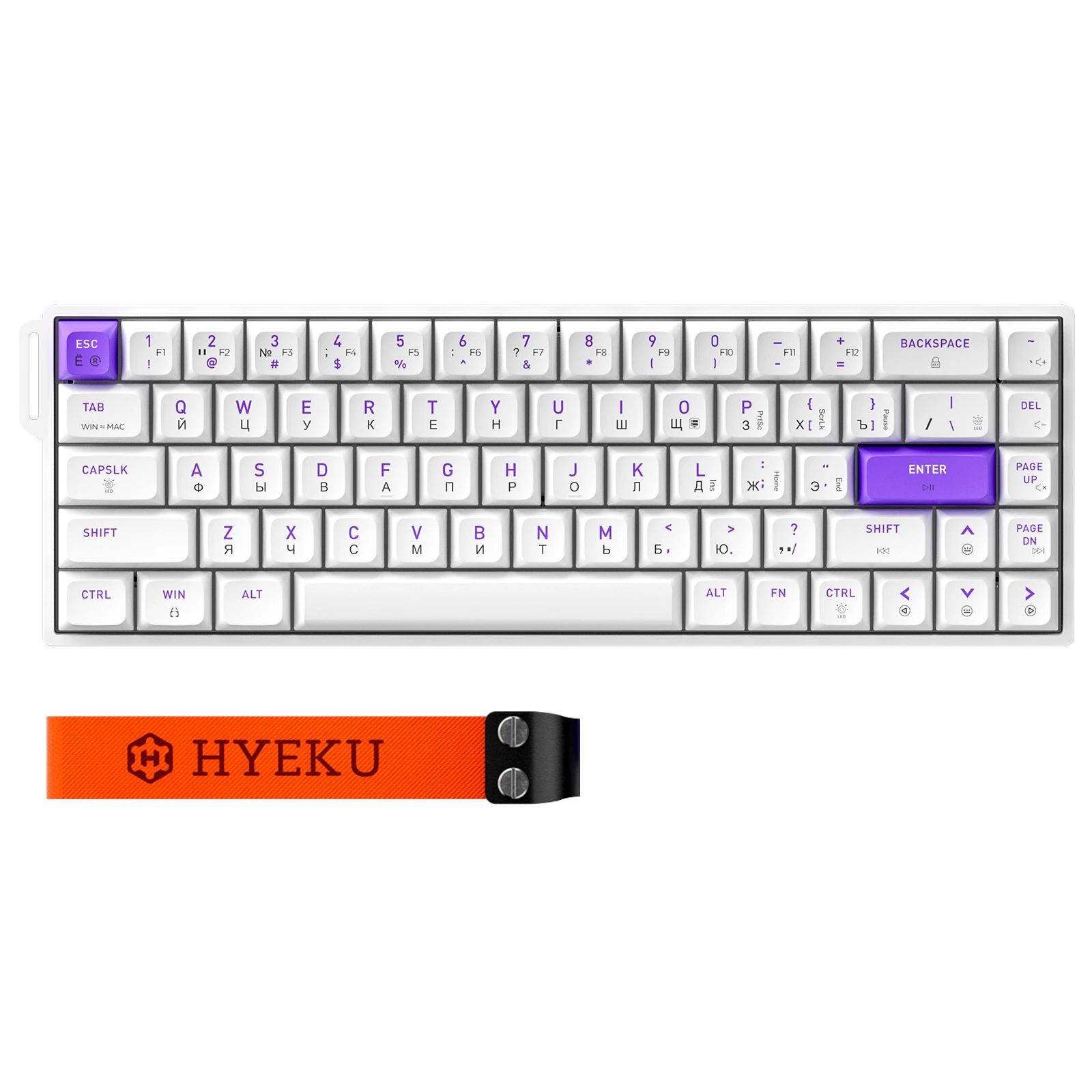 HEXGEARS K22 Magnetic Mechanical Keyboard 8K Low Delay E-Sports 0.01mm RT Accuracy RGB Hot Swap Gaming Keyboard (Rus-Layout)