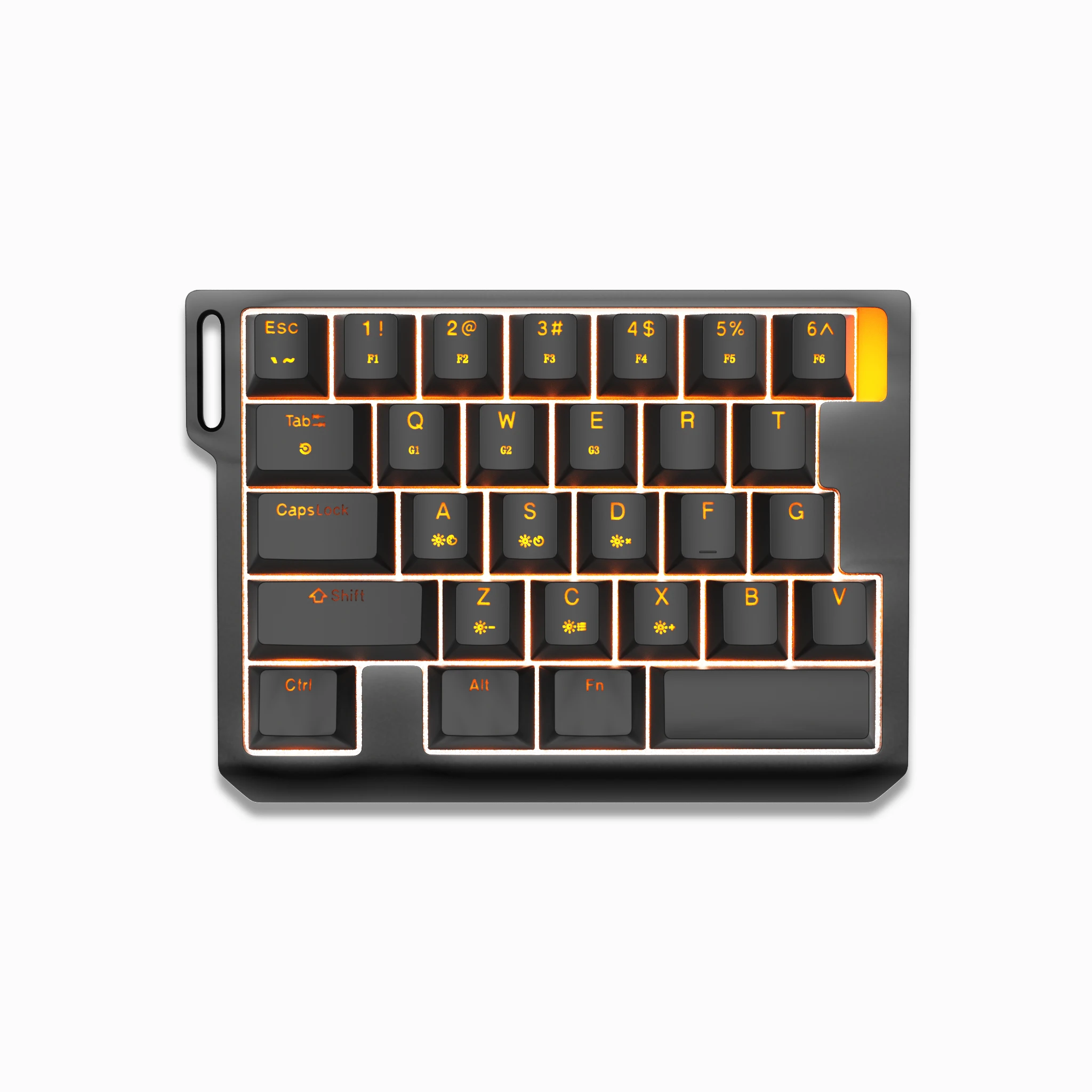 HE30 Magnetic Switch Mechanical Keyboard Rapid Trigger One handed Keyboard RGB Backlight Hot Swappable Gaming Keyboard 29 Keys