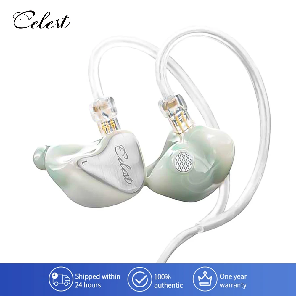 Celest Wyvern Pro 10mm LCP Driver In Ear Earphone Livestreaming Microphone Gaming Headset With Detachable 0.78 2Pin Cable