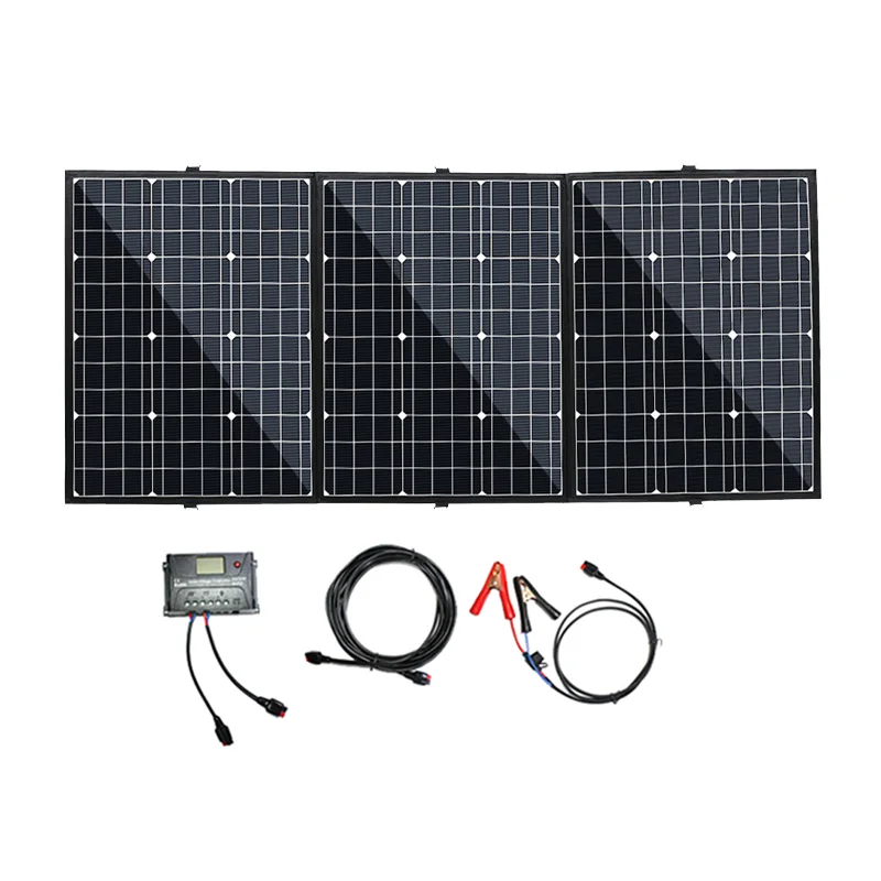 Waterproof Energy 18V 100W 180W 240W 300W Solar Power Phone Charger Portable Solar Panel Foldable System for Home