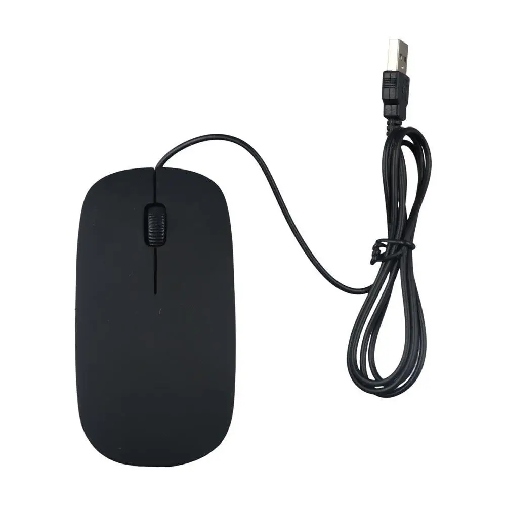 Notebook For Pc 3d Roller Gaming Mouse Black White Ultra Thin Usb Wired Mouse Wired Mouse Optical Mouse Computer Mouse