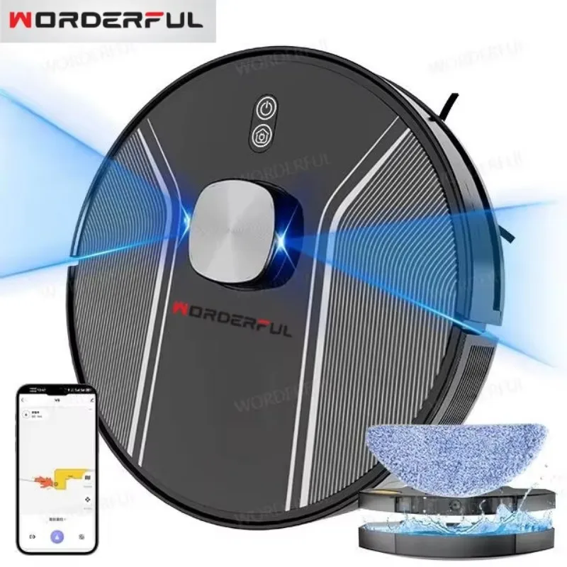 L1 3-in-1 Automatic Robot Vacuum Cleaner With Mopping And Sweeping Functions Wifi Control Home Cleaning Robot