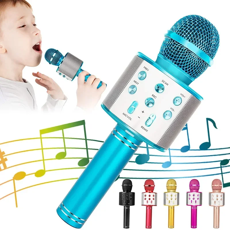 Karaoke Microphone for Kids & Adults , Echo Effect, Built-in Speaker Portable Karaoke Player for Party Travel Gifts