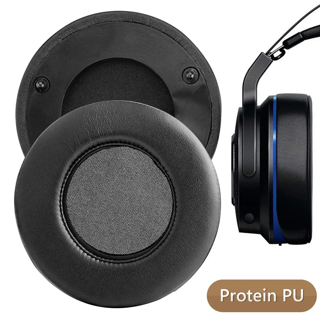1Pair Replacement Earpads Ear Pads Cushion For Razer Thresher Ultimate Tournament Edition PS4 Xbox One Dolby 7.1 Gaming Headsets