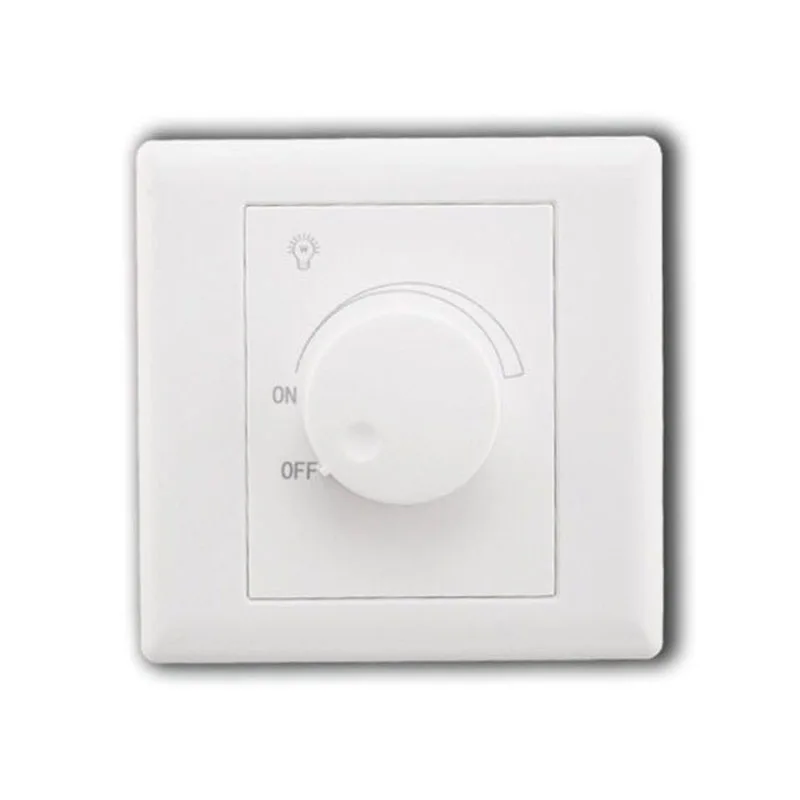 LED Dimmer Switch AC110V 220V 630W Adjustable Controller, Used for Panel Light, Downlight, Spotlight, Adjustable Light Brightnes