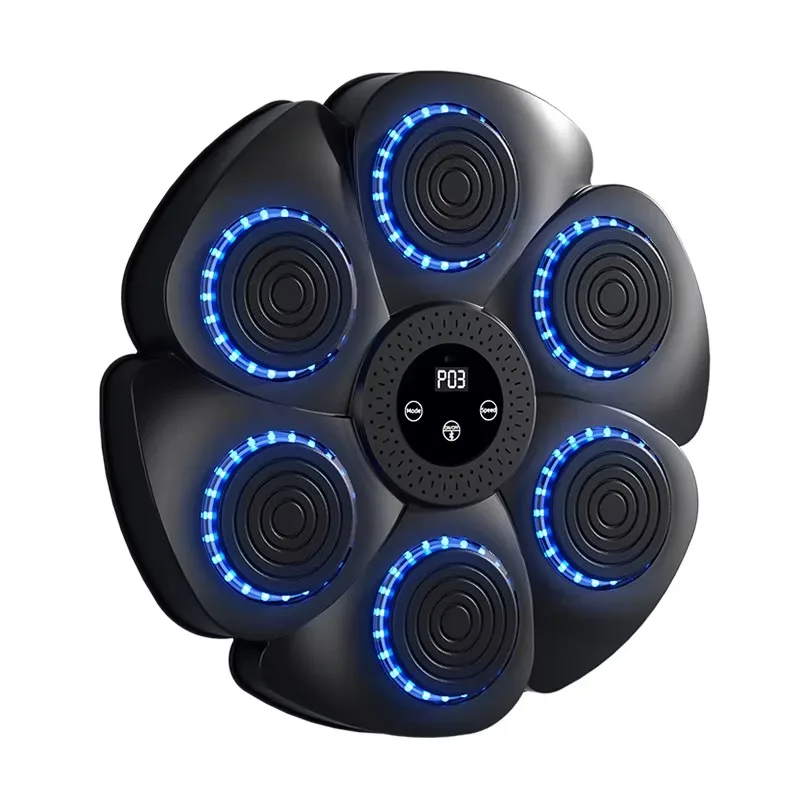 Popular Home Fitness Boxing Equipment Electric Light Up Music Boxing Machine Boxing For Wall