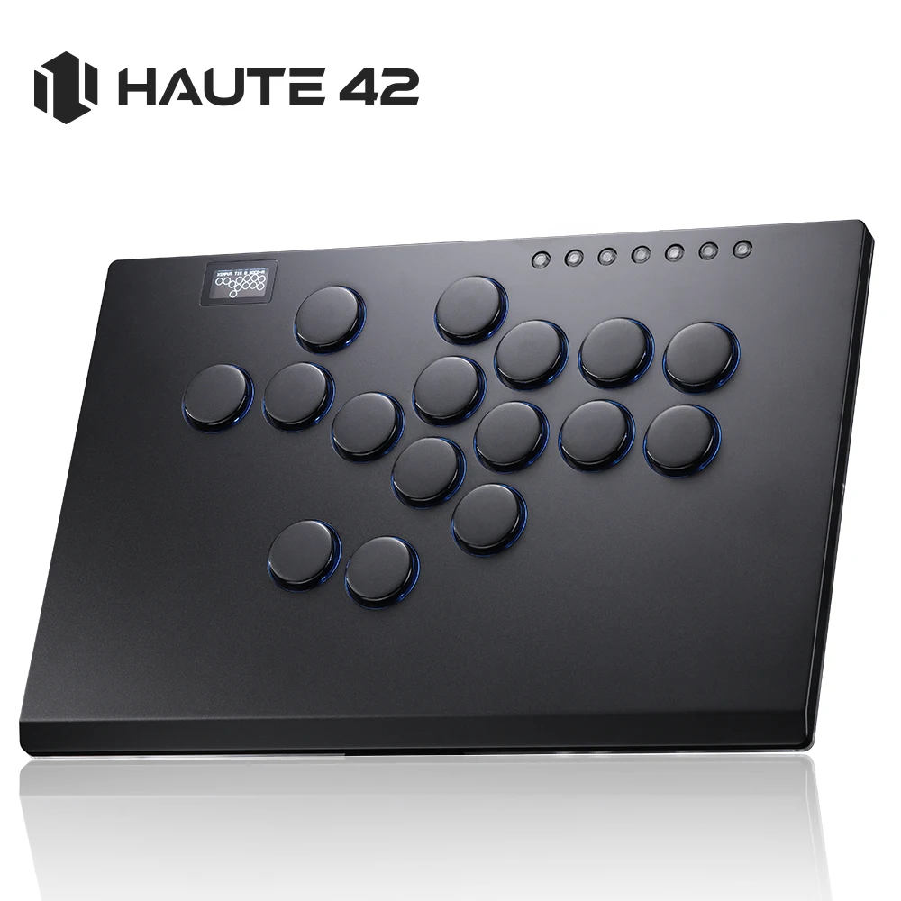 Haute42 Aluminium Alloy Controle Arcade Leverless Controller Hitbox Fightstick For PC/ Ps4 / Ps5/ Hitbox Joystick Arcade Stick