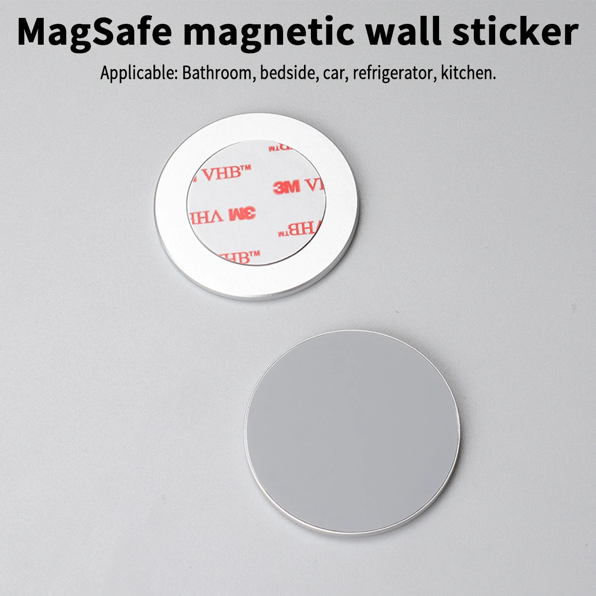 Strong Magnetic Suction Wall Mount for Magsafe Case Wallet iPhone 12 13 14 Series Adhesive Car Holder for Magsafe Accessories