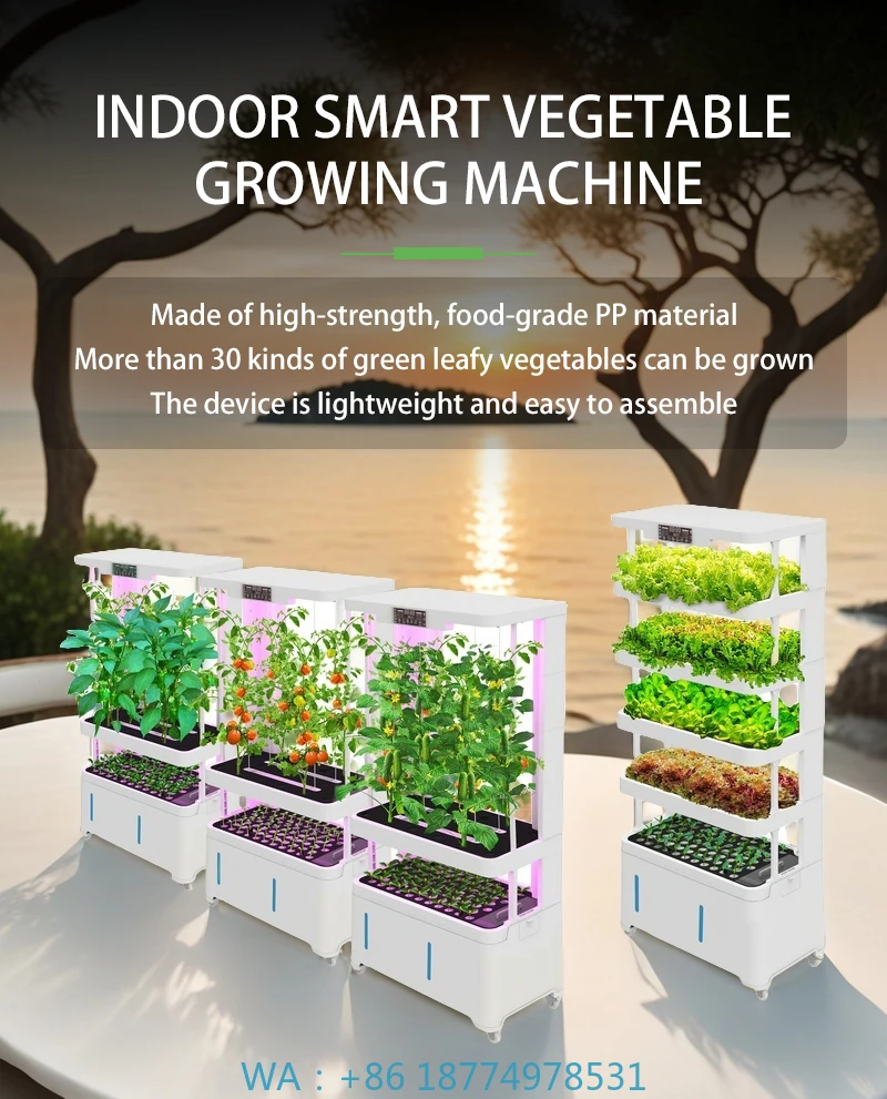 144 Pots Automatic  Intelligent LED Growth Light Water CircleHome Hydroponic Planting Equipment Smart Soilless Cultivation