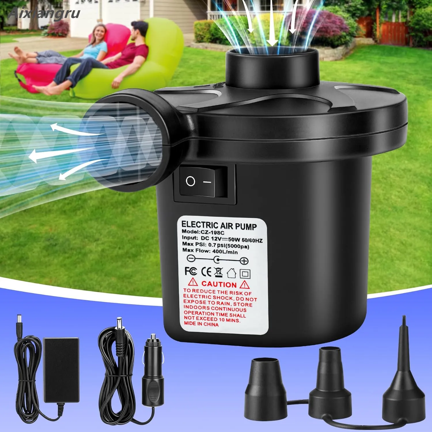 Balloons And Accessories, Portable Air Pump, Home Car Quick Outdoor Air Pump, Household Goods, Swimming Ring Pump, New Tools