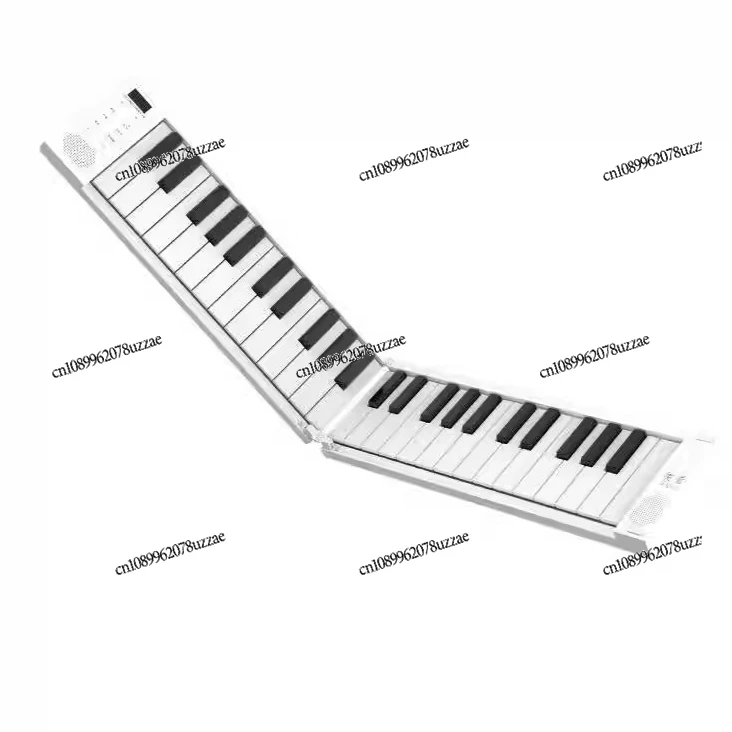 49 Key Folding Piano Portable, Beginner Electronic Organ Midi Keyboard Home