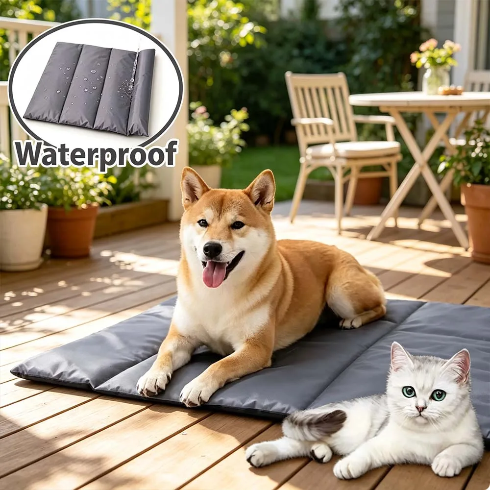 Waterproof Pet Blanket All Season Outdoor Foldable Portable Dog Mat Travel Camping Sleeping Bed Pet Supplies Accessories