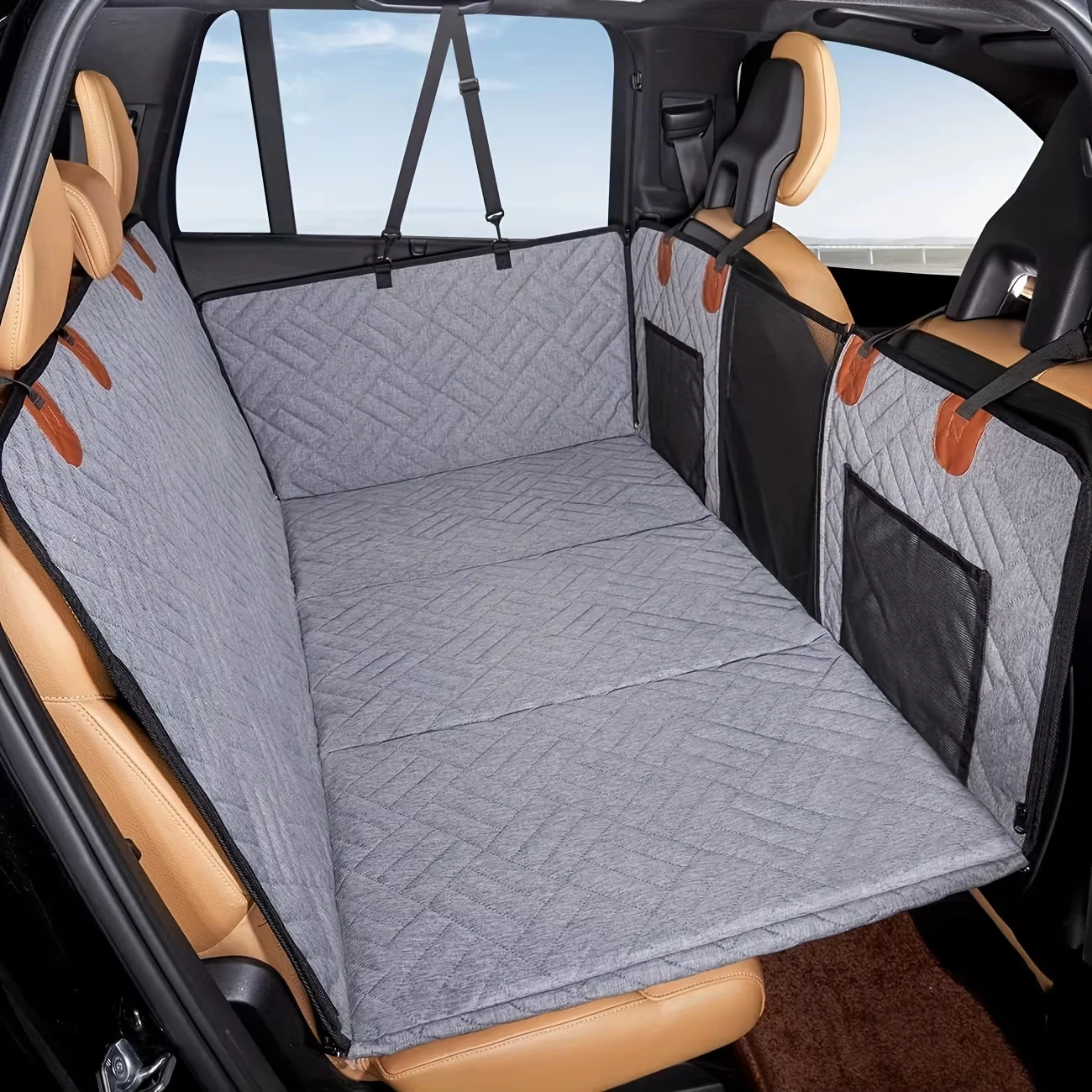Dog Seat Cover Car Seat Cover For Pets,Waterproof Pet Seat Cover Hammock Scratch Proof Nonslip Durable Soft Pet Back Seat Covers