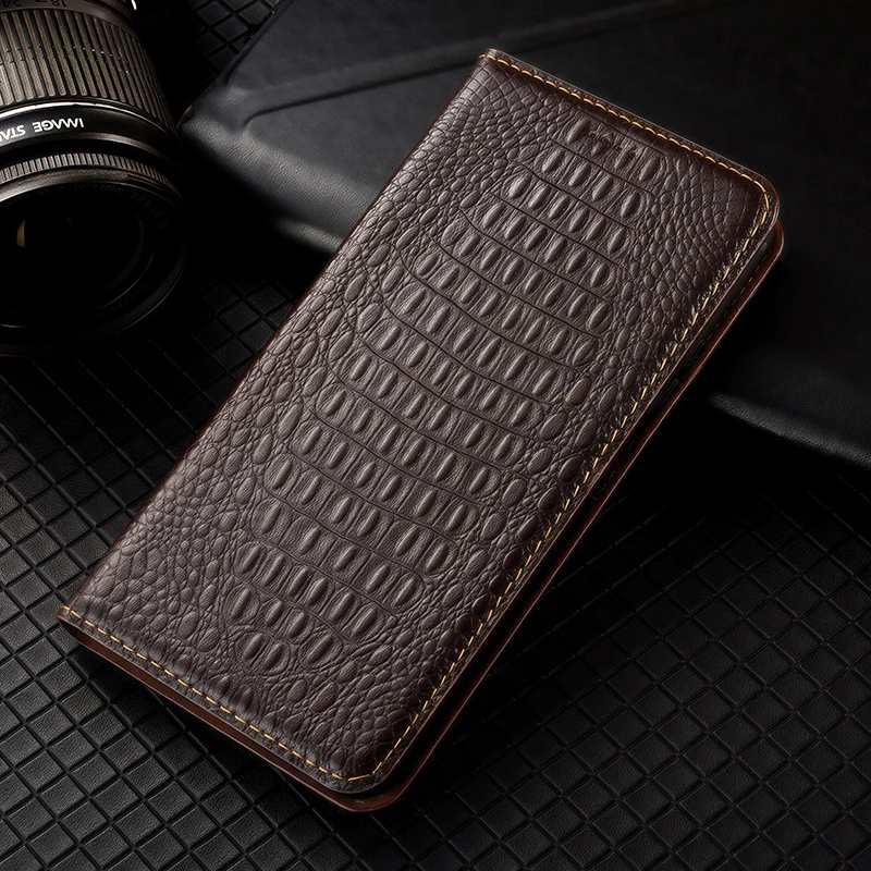Genuine Leather Flip Cover Book For Xiaomi Poco X7 X6 X5 X4 X3 X2 Pro GT NFC Neo Cowhide Wallet Phone Case Shell