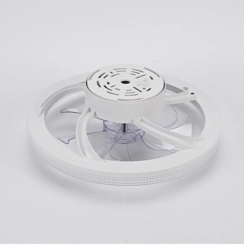Modern LED fan light 6speed high wind speed low decibel APP remote control dimming bedroom living room kitchen home electric fan