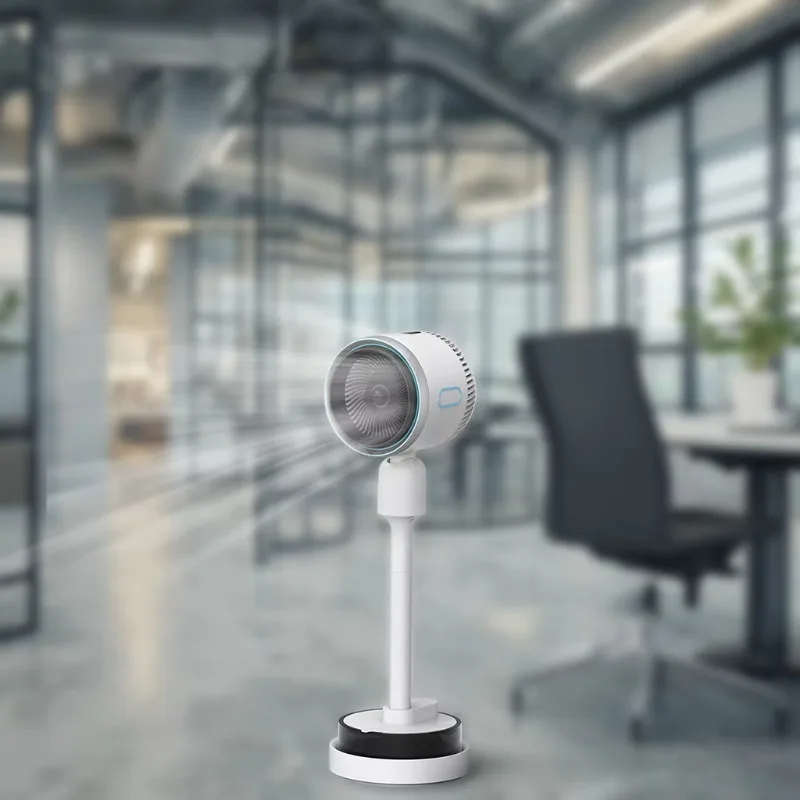 Popular Stand Fan Mobile Outdoor and Household 16 18 Inch Electric Fan Tower Fan with Remote LED Light Heating and Humidifier
