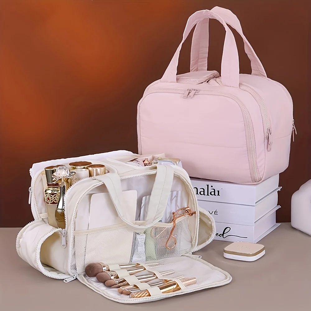 High Quality Travel Makeup Bag Waterproof Toiletries Organizer Women Neceser Bathroom Hook Wash Pouch Hook Makeup Storage Bag