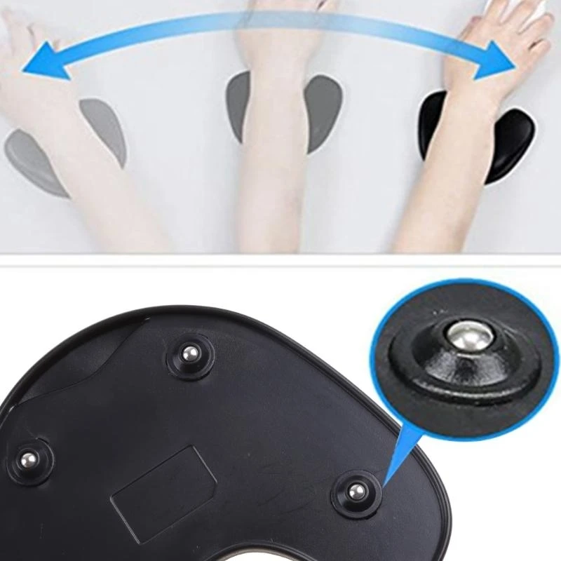 U75B Sliding Rotating Wrist Rest Mouse Pad Memory Foam Ergonomic Mat Gaming Mousepad Wrist Support Ergonomic Design
