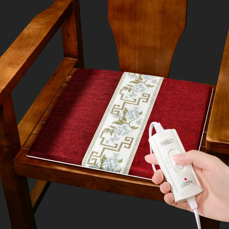 Heating Pad Electric Warm Cushion Moxibustion Therapy Mat for Waist Back Pain Relief Portable Home Office Use