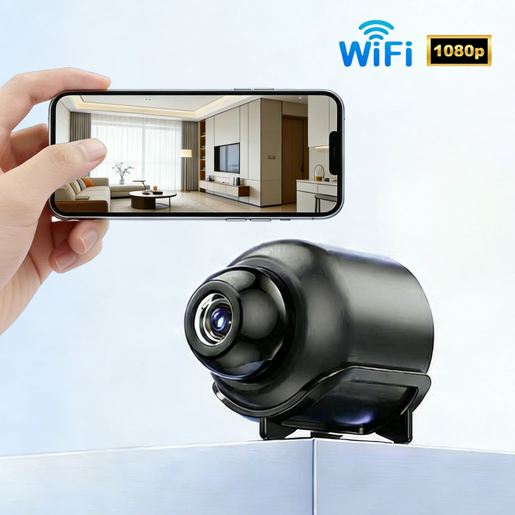 1080P Remote Mini Camera HD WiFi  Wireless Video Recorder Home House Pet Dog Kid Baby Safety Monitoring Security Phone System IP