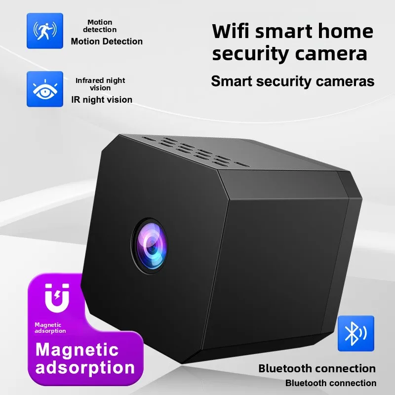 F1 Wireless Wifi Mini Camera Hd Night Vision Remote Monitoring Motion Detection Home Camera for Nanny and Baby Monitoring