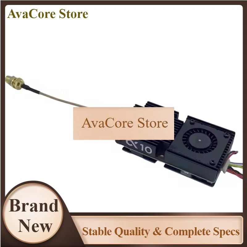 AvaCoreAKK Alpha 10 10W VTX-Switchable 5.8GHz 80CH FPV Video Transmitter With Smart Audio 1W To 10W Power Range 7Din Drones Acce