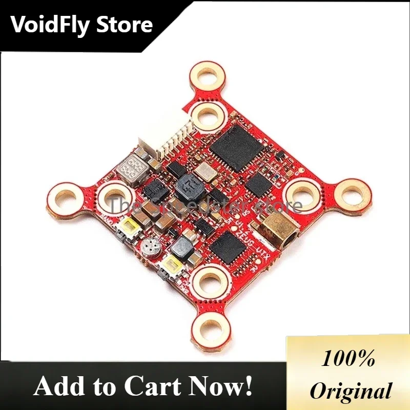 VoidFly HGLRC Zeus VTX 5.8G 40CH PIT/25/100/200/400/800mW Smart Mounting 20*20mm/30*30mm FPV Transmitter For FPV RC Drone Quadco