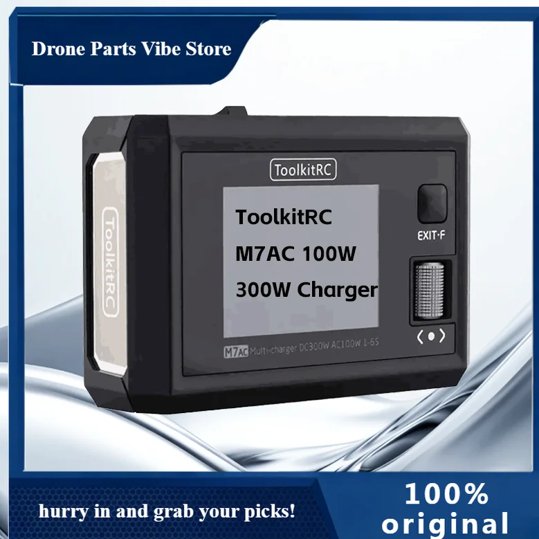 APM7AC 300W Max Smart Charger 100W AC DC Power Supply Carbon Fiber for Dr-one FPV Racing
