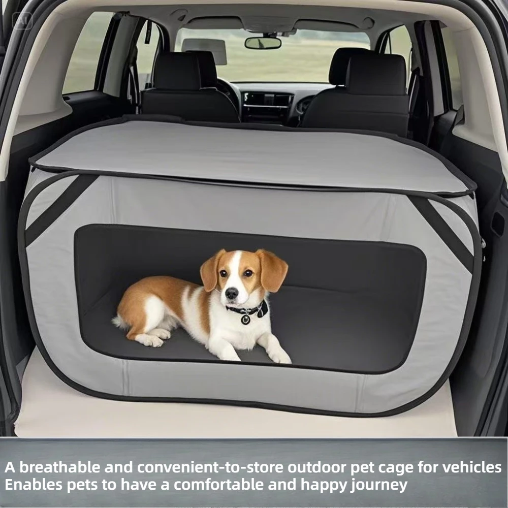 1PC Foldable Portable Pet Tent Pop Up Carrier with Breathable Mesh Indoor/Outdoor Pet Cage Car Seat Travel Bed for Cats and Dogs