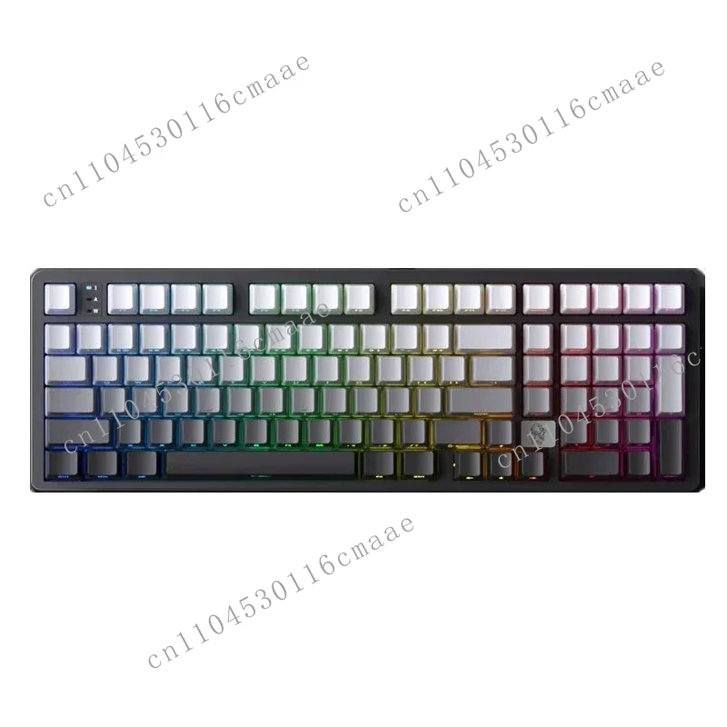 Hi98 Pro Aluminum Mechanical Gaming Keyboard Three Mode RGB Backlit Factory Sale Hot Swap Programmable Gasket Keyboard