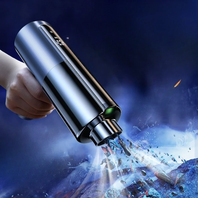 Large suction wireless car small handheld all-in-one car vacuum cleaner cat hair home car blowing suction