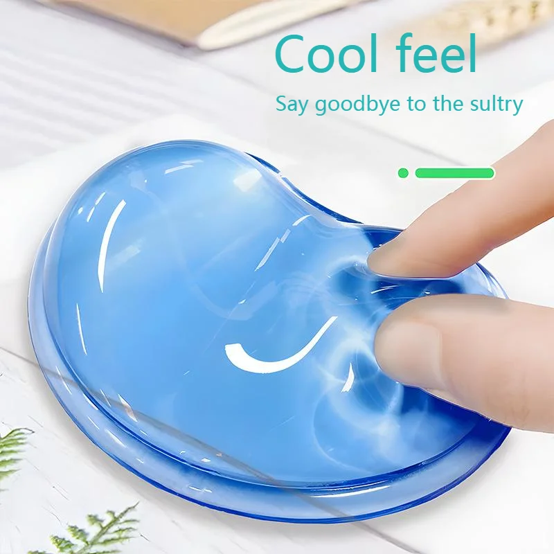 Cool Feel Ergonomic Wrist Rest Mouse Pad Anti-Fatigue Non-Slip For Office Gaming