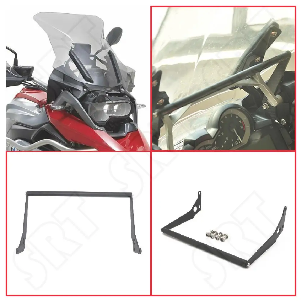 For BMW R1250GS ADV R1200GS LC GS R1200 R1250 Adventure 2014-2022 Motorcycle GPS Navigation Smart Phone Adapt Base Mount Bracket