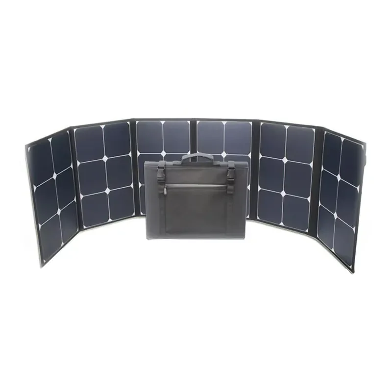 60W 80W 100W 120W 130W Portable Foldable Solar Panel Charger for Outdoor Use SunPower Cells