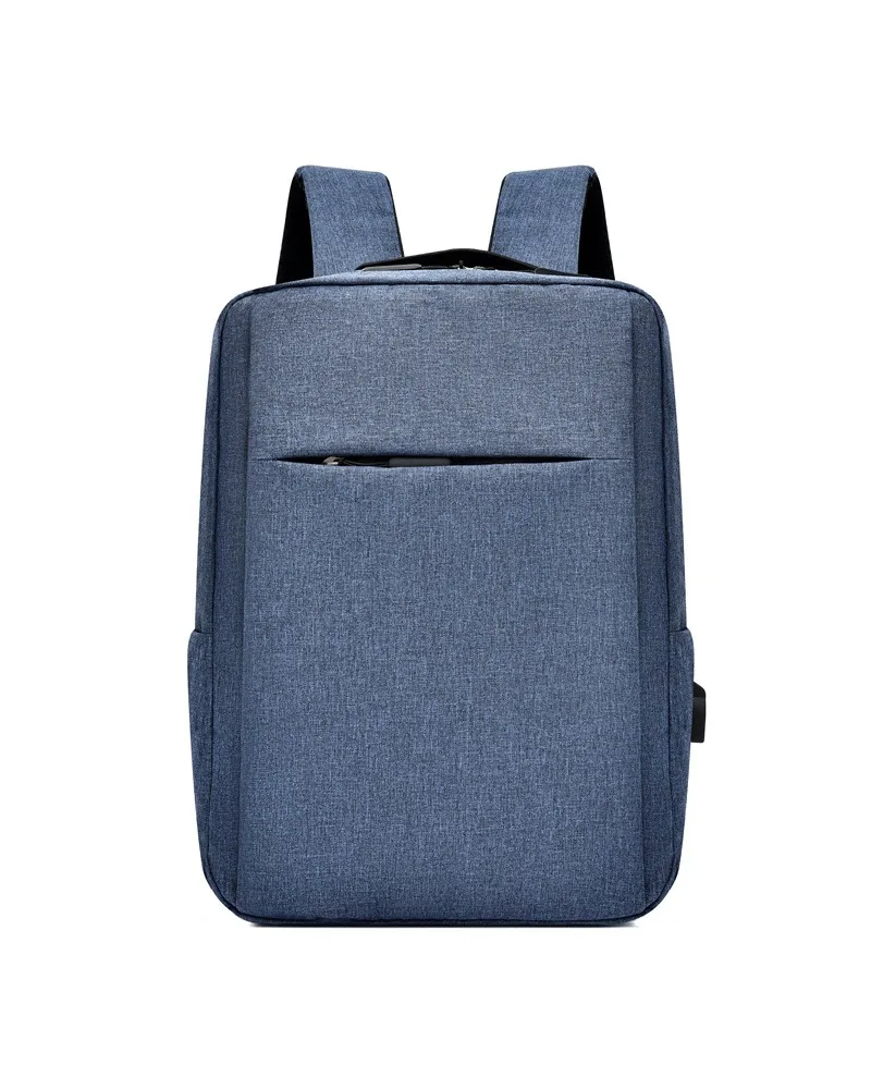 Business Laptop Bag Men's Commuter Simple USB Charging Backpack, Brush Backpack