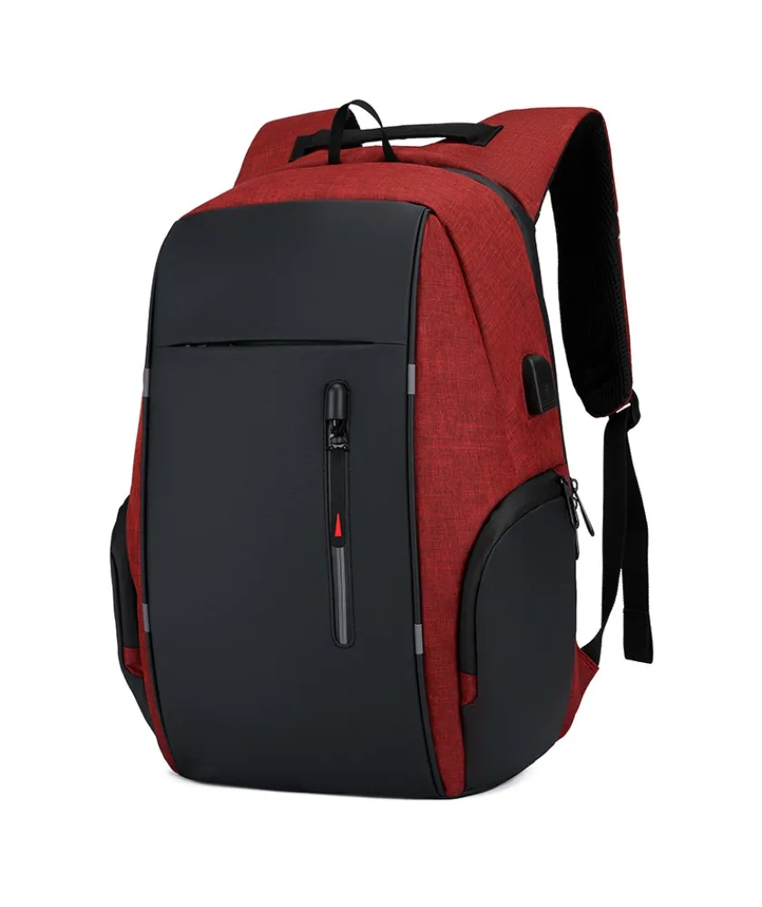 Men's business bag notes, computer bag, multi-function USB backpack, large-capacity backpack.