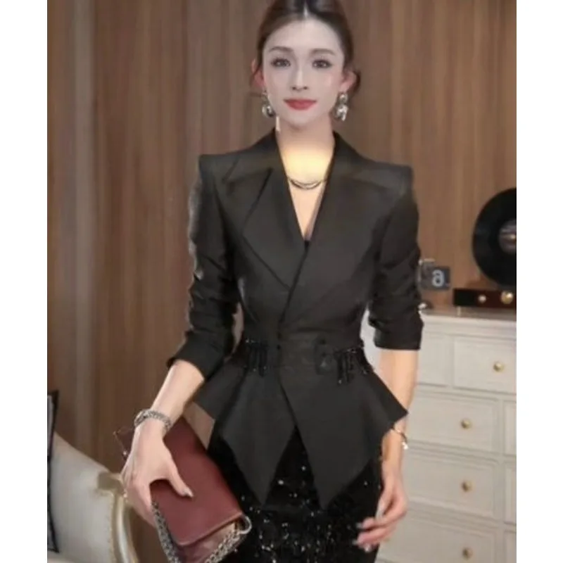 Jackets Premium Down Cotton Liner Woolen Coat Muse Winter Fashion Light Luxury Thickened New Temperament 2026 Fall Winter Coat