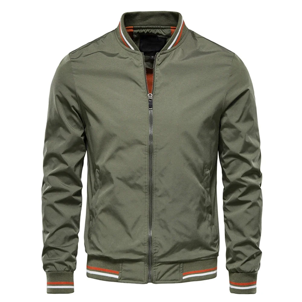 Spring Summer Bomber Jacket Men Black Casual Slim Fit Baseball Mens Jackets New Autumn Fashion High Quality Windbreaker Tracksui