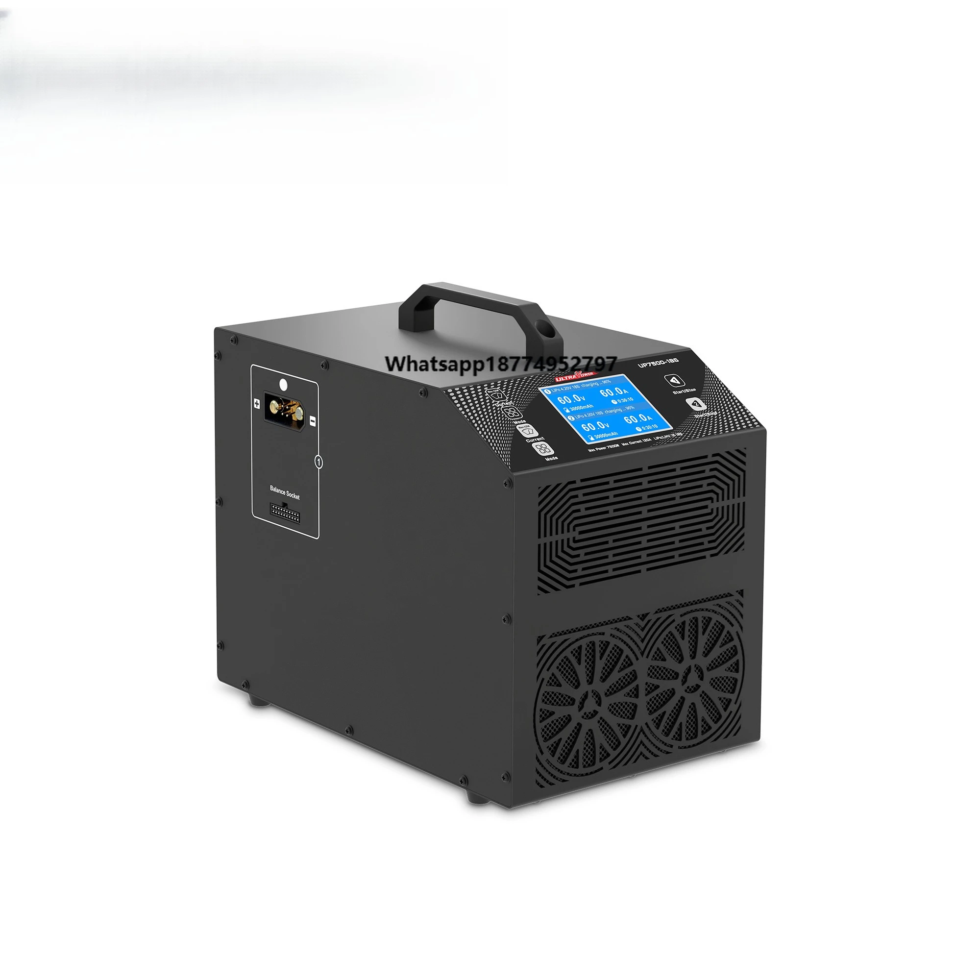 Ultra Power Large Power Charger UP7500-18S for 12-18S Lipo LiHV Battery with Dual Channels 7500w 120A
