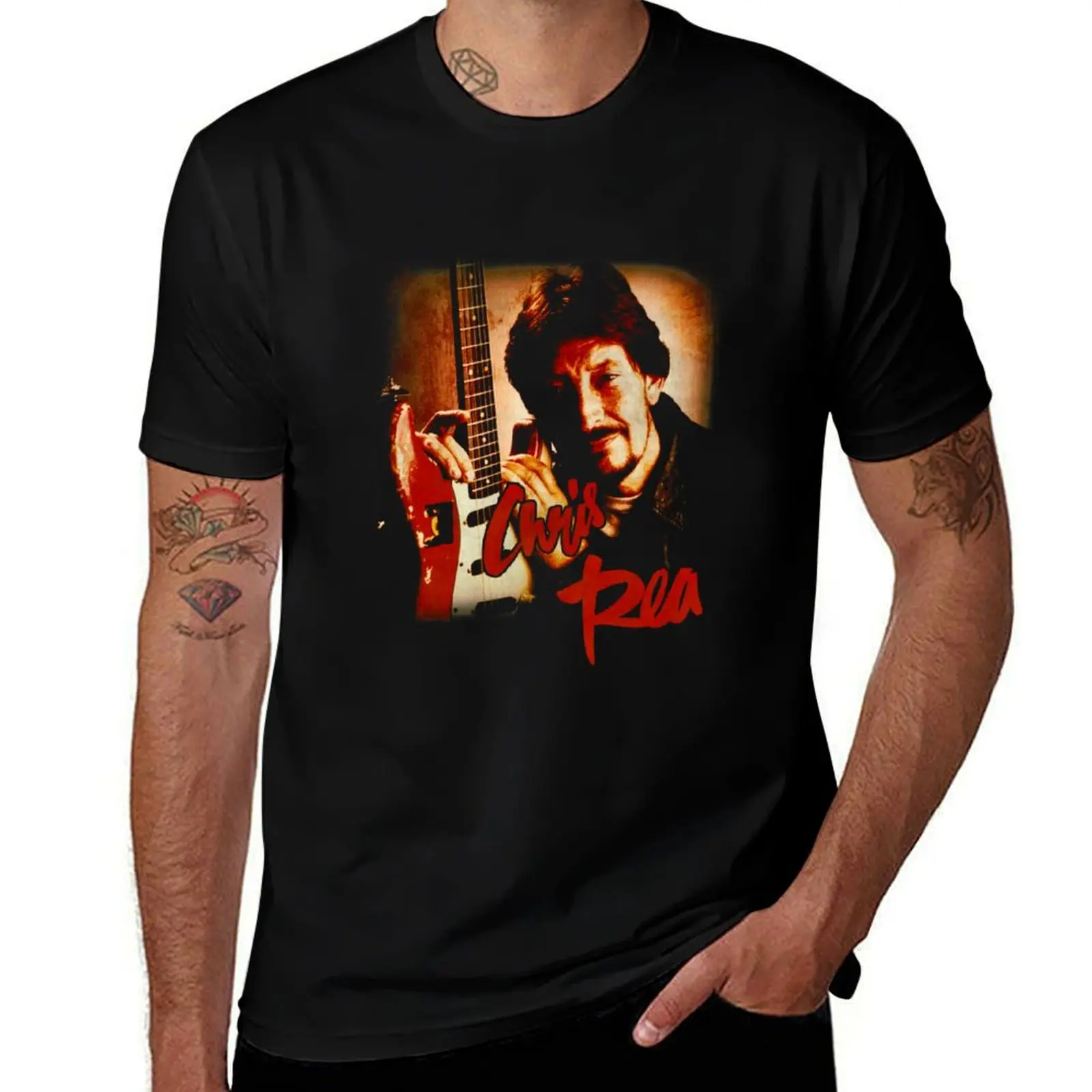 road to hell electric blues rock distressed retro T-Shirt Trendy Casual Short Sleeve Shirt T-Shirt