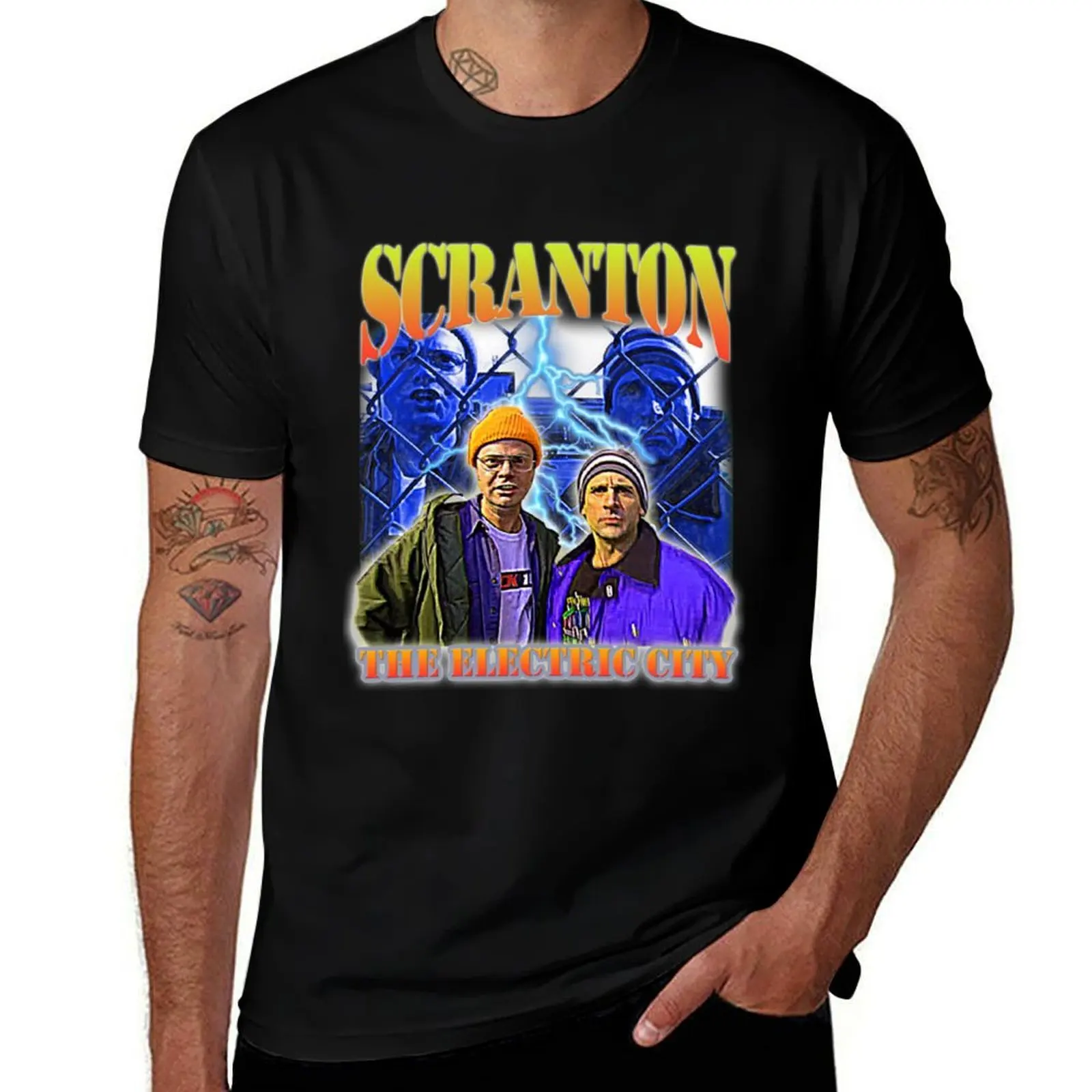 Scranton: The Electric City T-Shirt No Iron Casual Short Sleeve Top T-Shirt