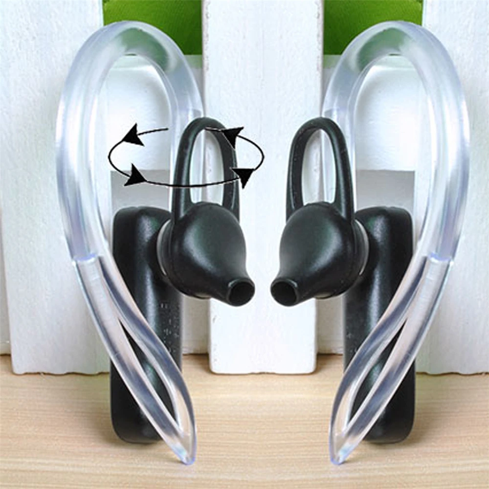 2Pc Portable 6mm 7mm 8mm 10mm Bluetooth Earphone Transparent Silicone Earhook Loop Clip Headset Ear Hook Replacement Accessories